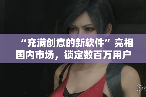 “充满创意的新软件”亮相国内市场，锁定数百万用户的关注
