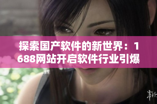 探索国产软件的新世界：1688网站开启软件行业引爆点！