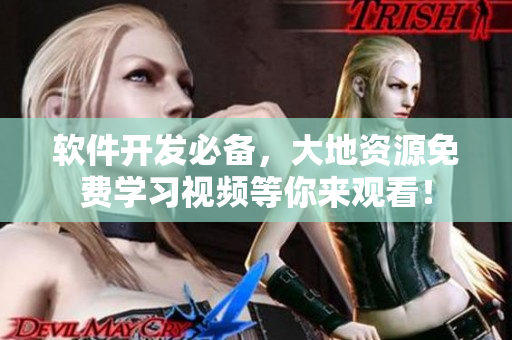 软件开发必备，大地资源免费学习视频等你来观看！