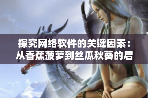 探究网络软件的关键因素：从香蕉菠萝到丝瓜秋葵的启示