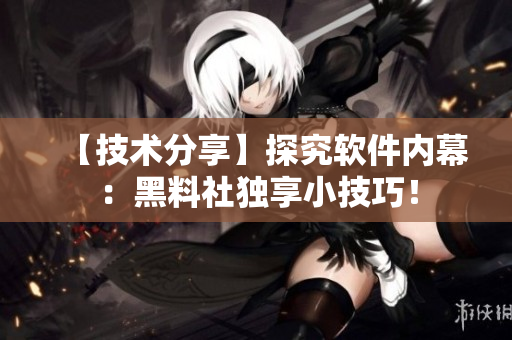 【技术分享】探究软件内幕：黑料社独享小技巧！