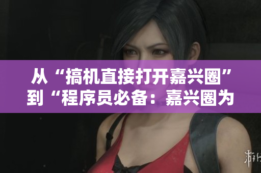 从“搞机直接打开嘉兴圈”到“程序员必备：嘉兴圈为你打造高效开发工具”