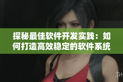 探秘最佳软件开发实践：如何打造高效稳定的软件系统