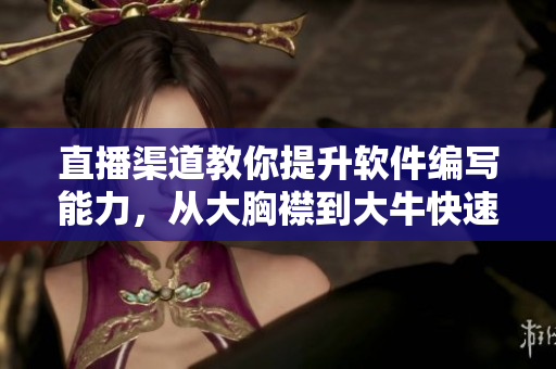 直播渠道教你提升软件编写能力，从大胸襟到大牛快速升级！