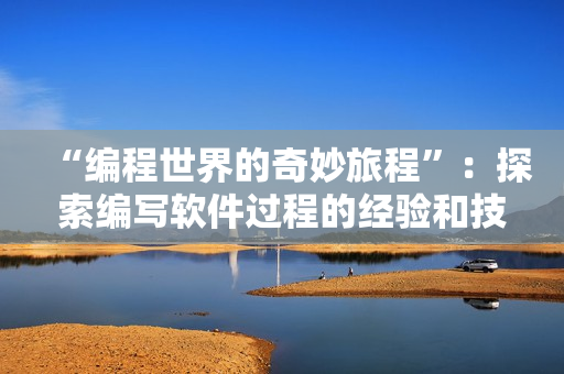 “编程世界的奇妙旅程”：探索编写软件过程的经验和技巧