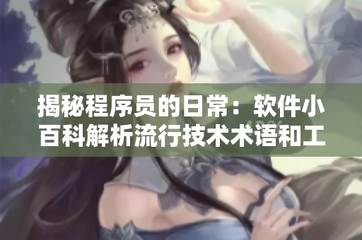 揭秘程序员的日常：软件小百科解析流行技术术语和工具软件