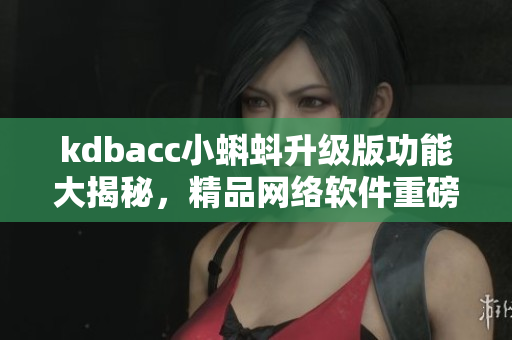 kdbacc小蝌蚪升级版功能大揭秘，精品网络软件重磅推出