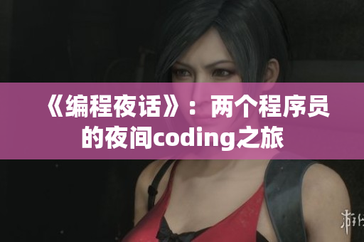 《编程夜话》：两个程序员的夜间coding之旅
