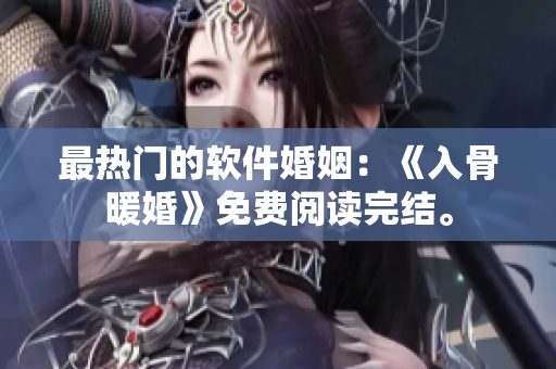 最热门的软件婚姻：《入骨暖婚》免费阅读完结。