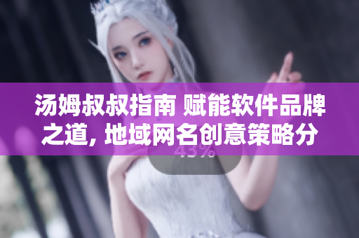 汤姆叔叔指南 赋能软件品牌之道, 地域网名创意策略分享