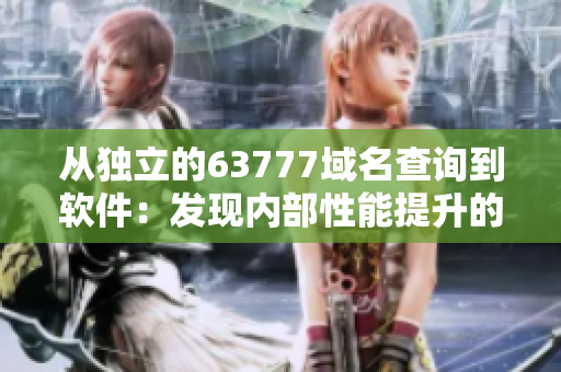 从独立的63777域名查询到软件：发现内部性能提升的秘密！