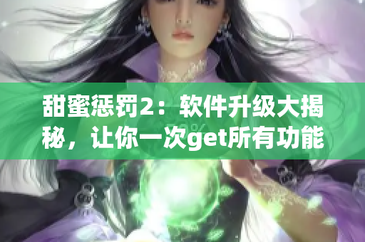 甜蜜惩罚2：软件升级大揭秘，让你一次get所有功能