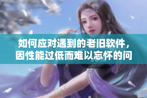 如何应对遇到的老旧软件，因性能过低而难以忘怀的问题？