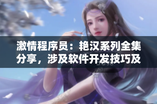激情程序员：艳汉系列全集分享，涉及软件开发技巧及案例分析