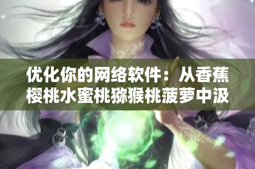 优化你的网络软件：从香蕉樱桃水蜜桃猕猴桃菠萝中汲取灵感