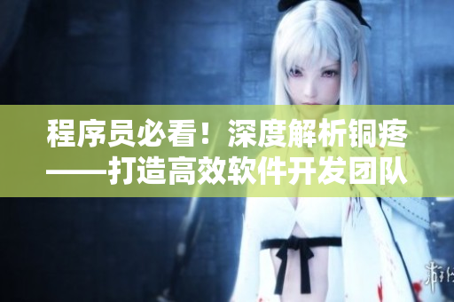 程序员必看！深度解析铜疼——打造高效软件开发团队
