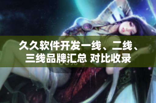久久软件开发一线、二线、三线品牌汇总 对比收录