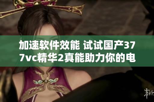 加速软件效能 试试国产377vc精华2真能助力你的电脑表现