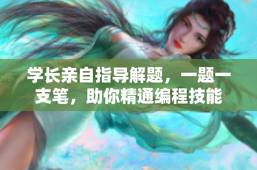 学长亲自指导解题，一题一支笔，助你精通编程技能