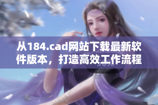 从184.cad网站下载最新软件版本，打造高效工作流程！