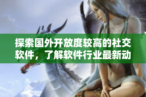 探索国外开放度较高的社交软件，了解软件行业最新动态