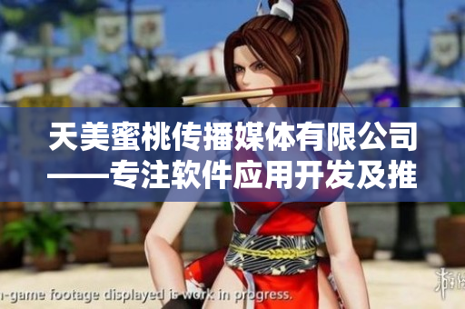 天美蜜桃传播媒体有限公司——专注软件应用开发及推广服务