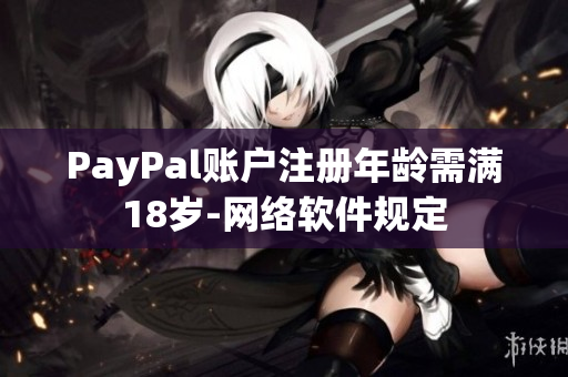 PayPal账户注册年龄需满18岁-网络软件规定