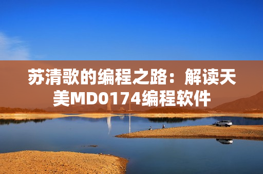 苏清歌的编程之路：解读天美MD0174编程软件