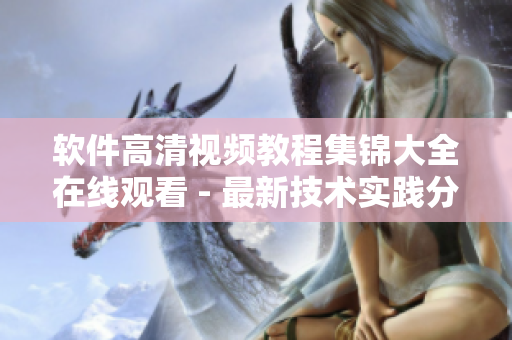 软件高清视频教程集锦大全在线观看 - 最新技术实践分享