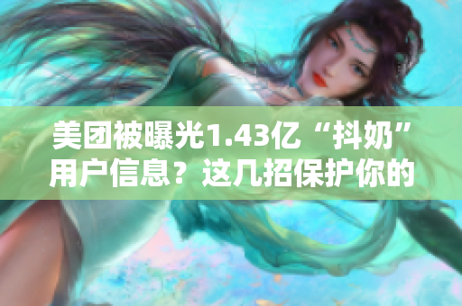 美团被曝光1.43亿“抖奶”用户信息？这几招保护你的软件隐私！