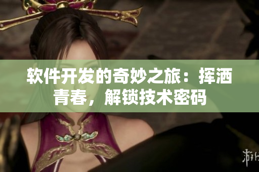 软件开发的奇妙之旅：挥洒青春，解锁技术密码