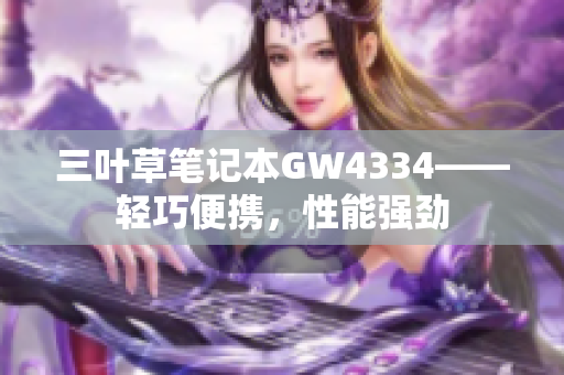 三叶草笔记本GW4334——轻巧便携，性能强劲