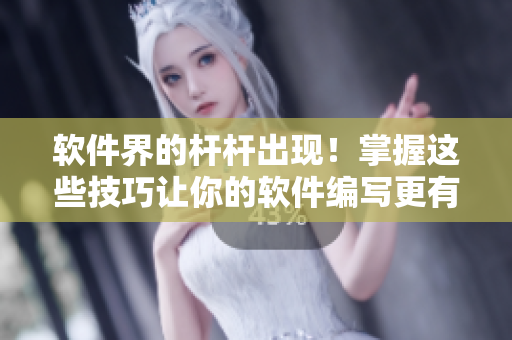 软件界的杆杆出现！掌握这些技巧让你的软件编写更有力！