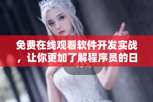 免费在线观看软件开发实战，让你更加了解程序员的日常！