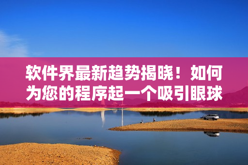 软件界最新趋势揭晓！如何为您的程序起一个吸引眼球的地域化名称？