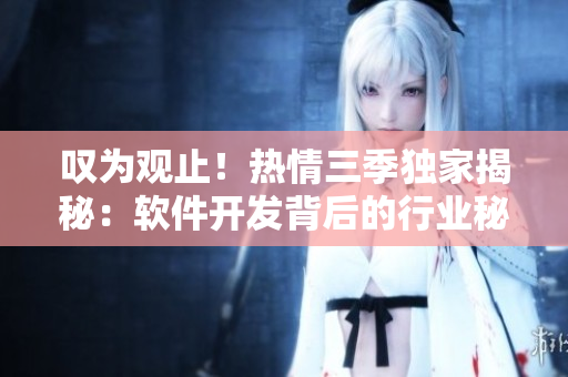 叹为观止！热情三季独家揭秘：软件开发背后的行业秘密