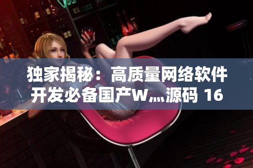 独家揭秘：高质量网络软件开发必备国产W灬源码 1688