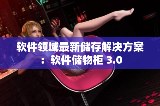 软件领域最新储存解决方案：软件储物柜 3.0