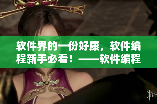 软件界的一份好康，软件编程新手必看！——软件编程入门指南