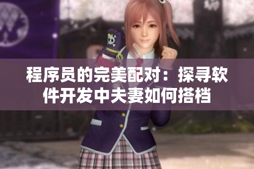 程序员的完美配对：探寻软件开发中夫妻如何搭档