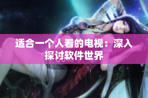 适合一个人看的电视：深入探讨软件世界