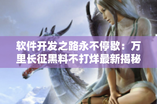 软件开发之路永不停歇：万里长征黑料不打烊最新揭秘