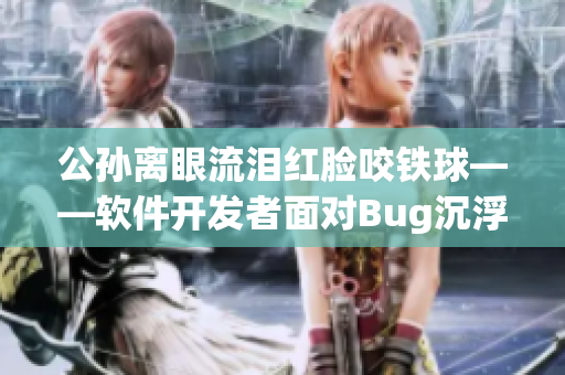公孙离眼流泪红脸咬铁球——软件开发者面对Bug沉浮之路