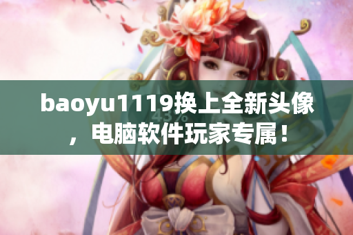 baoyu1119换上全新头像，电脑软件玩家专属！