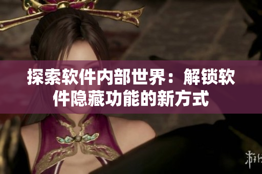 探索软件内部世界：解锁软件隐藏功能的新方式