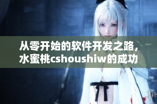 从零开始的软件开发之路，水蜜桃cshoushiw的成功经验分享