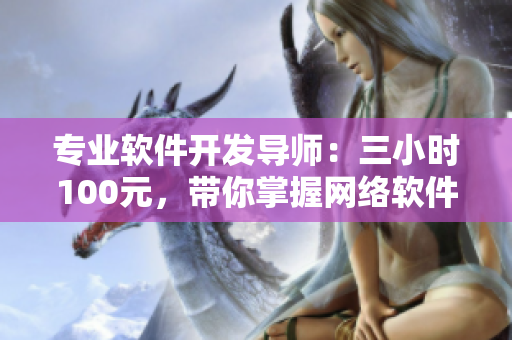 专业软件开发导师：三小时100元，带你掌握网络软件编程技巧