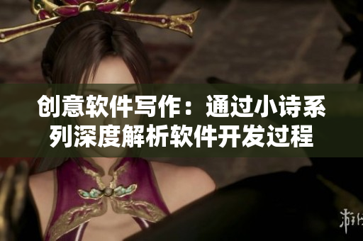 创意软件写作：通过小诗系列深度解析软件开发过程