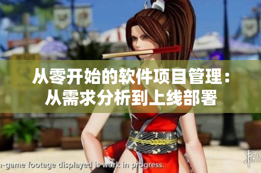 从零开始的软件项目管理：从需求分析到上线部署