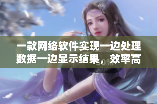 一款网络软件实现一边处理数据一边显示结果，效率高至53分钟